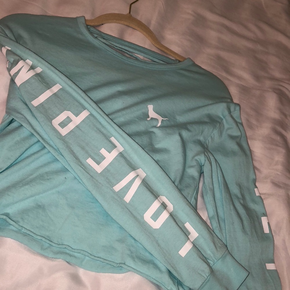 light blue PINK shirt